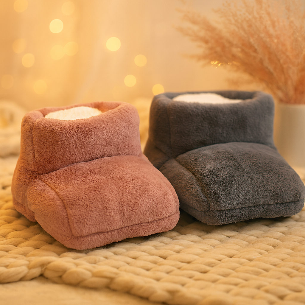 CozyFoot Heated Slippers by Olorya