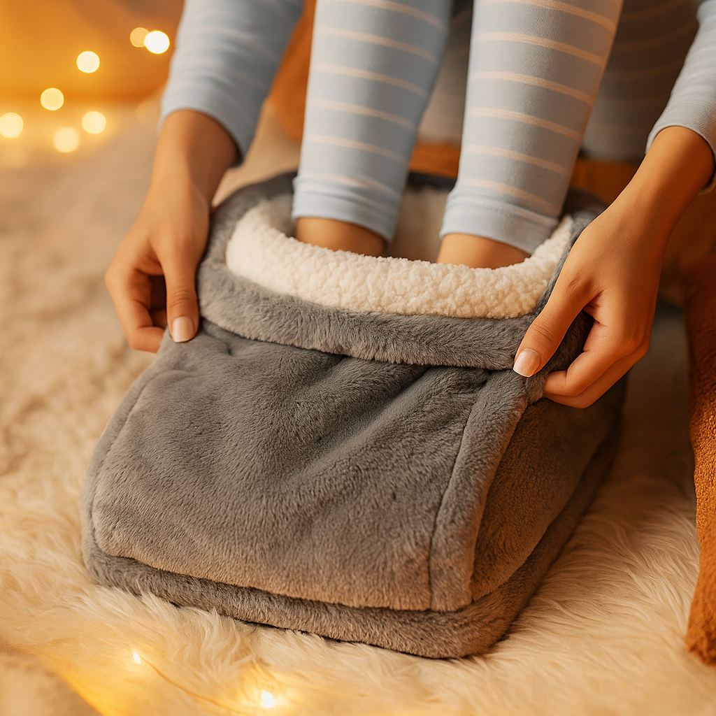 CozyFoot Heated Slippers by Olorya